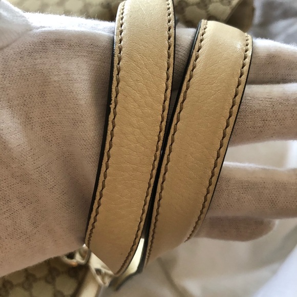 GG Canvas Medium Icon Bit Tote - Picture 8 of 11